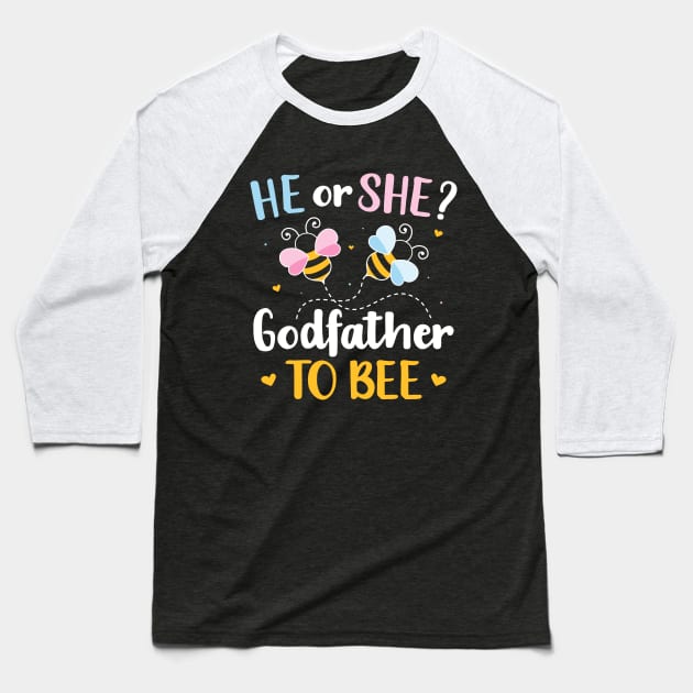 Gender reveal he or she godfather matching family baby party Baseball T-Shirt by Designzz